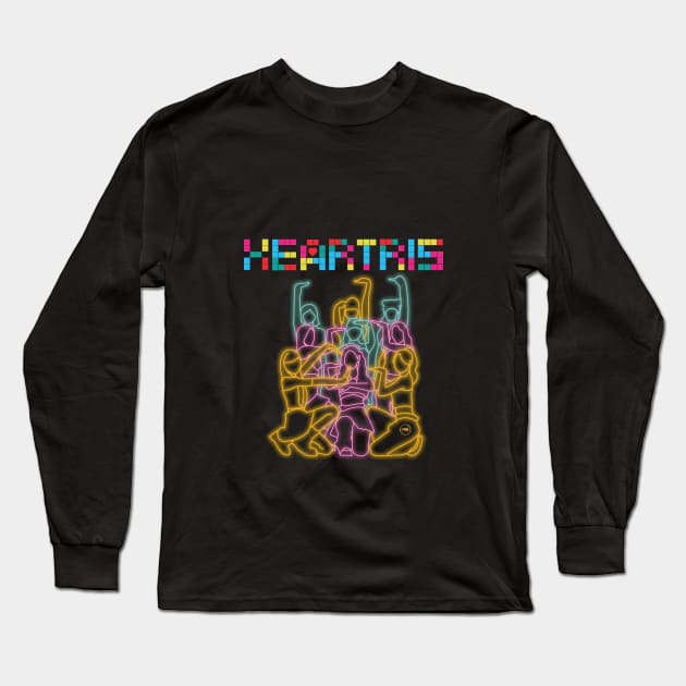 LED design from the niziu group in the heartris era Long Sleeve T-Shirt by MBSdesing 